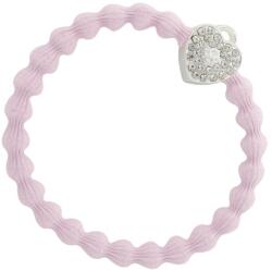 By Eloise London Silver Bling Heart Lock culoare Soft Pink