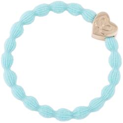 By Eloise London Gold Heart Elastice de păr pentru femei culoare Turquoise