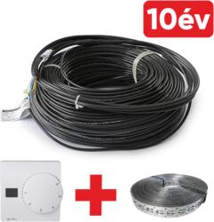 Falcon U-HEAT Cable elektromos fűtőkábel 260 W - 14, 5 méter (18 W/m) + Manuális fali termosztát + Magnum rögzítő fémszalag szettben (falconset4.2)