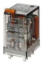 Finder Miniatűr ipari relé, 4 váltóé, 7A (Fi-553490480040)
