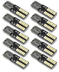 Autolife T10-4014-24SMD 10db-os - fehér - 12V CANBUS (19032) - aruhaz