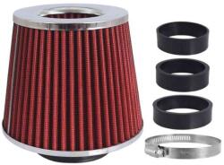AUTOLIFE Légszűrõ 155x130x120mm, piros, adapterek: 60, 63, 70 mm (CM86004)