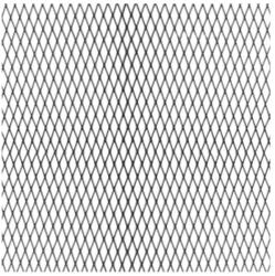AUTOMAX Hűtõrács háló alu 100x25cm fekete kis lyukú (9768)