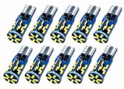 Autolife SMD-T10-4014-30 T10-4014-30SMD - 10db-os T10 helyzetjelzõ CANBUS - 12V-24V (19193) - aruhaz