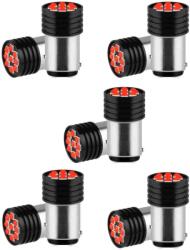 Autolife 5 X Villog SMD-1157-9SMD 21/5W - piros -STROBE- 12V (22315) - aruhaz