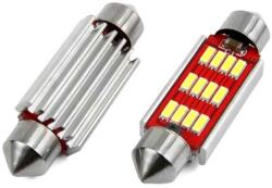 Autolife SMD-ROOF-10SMD-41 -2 2db-os 36MM Szofita Led 12V hűtõbordás CANBUS (21318)