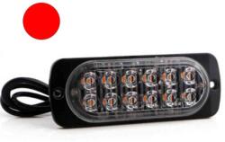 AUTOLIFE 18073 12LED-es stroboszkóp PIROS - E jel - 12-24V (18073)