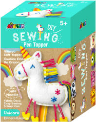 AVENIR Set de cusut DIY - decoratiune topper pentru creion - Unicorn (CH191702)