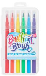 OOLY Carioci cu pensula Brilliant Brush, set de 12 (130-068)