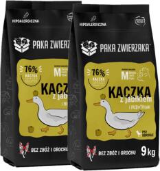 Paka Zwierzaka Seven’th Heaven Adult duck & apple 2x9 kg