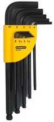 STANLEY 1-13-976 set chei hexagonale 1, 5-10 mm, 9 buc (1-13-976) Cheie imbus