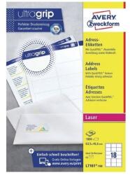 AVERY L7161-100 QP 63, 5x46, 6mm 1800db-os etikett (L7161-100) - bestbyte