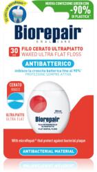 Biorepair Dental Floss Waxed Ultra Flat ata dentara cerata pentru dinti sensibili Red 30 m