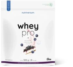 Nutriversum PURE Whey Pro fehérjepor 500 g áfonyás sajttorta