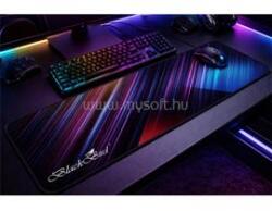 BlackBird Egérpad Gamer NebulaGrip 70x30cm 3mm vastag fekete varrott szegély (BH1820) (BH1820)