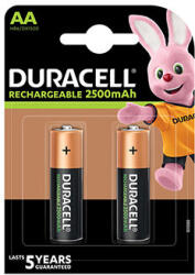 Duracell újratölthető NiMH AA elem, 2 darabos csomag