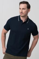 JACK & JONES Jack & Jones, Galléros organikuspamut tartalmú piképóló, Tengerészkék, M (12268130-SKY-CAPTAIN-PLAY-M)