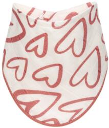 T-Tomi BIO Bamboo Bibs Pink Hearts előke 27 x 42 cm