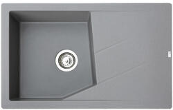 Metalac Linea Plus Metalac 372993 Gránit Mosogatótálca - Extra mély, Csepegtetőtálcás, Grafit (372993) - muszakishop