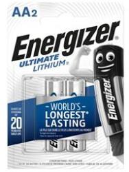 Energizer ULTIMATE LITHIUM tartós elem AA, lítium, 2db/csomag (ENERGIZER_639154) (ENERGIZER_639154)