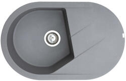 Metalac Vesta Plus Metalac 372999 Gránit Mosogatótálca - Extra mély, Csepegtetőtálcás, Grafit (372999) - muszakishop