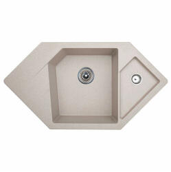 Metalac Diamond Metalac Xgranit Gránit Sarok Mosogatótálca - Design, Több színben
