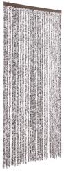 vidaXL barna és bézs zsenília rovarfüggöny 100 x 200 cm 2.15 kg (377373)