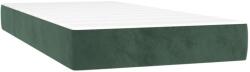 vidaXL sötétzöld bársony zsebrugós ágymatrac 100x220x20 cm 18.05 kg (4016609VidaXL)