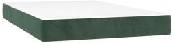 vidaXL sötétzöld bársony zsebrugós ágymatrac 120 x 220 x 20 cm 21.85 kg (4016615VidaXL)