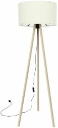  Háromlábú Állólámpa - Fehér-Tölgy - 140cm (780SGN2424)