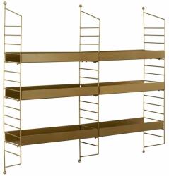  Hanah Home Fali Polc Arany Cm-068-A
