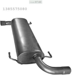 Polmostrow P07.68 - Kipufogó dob Fiat Ducato IV 2.3 JTD / Movano / Boxer / Jumper (P07_68)