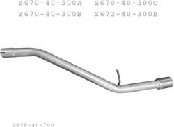 Edex 12.18 - Kipufogó hátsó cső MAZDA 3 1.6 (2008-2014) (E12_18)