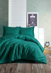  L' essentiel Maison Satin Double Quilt Cover Set Petrol Green Stripe - Petrol Green (129CTN3627)
