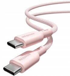 Innostyle Adat- és töltőkábel, Innostyle®, USB-C, gyorstöltés 240 W 5A, MacBook, iPhone 15 / Plus / Pro / Max, iPad, Samsung, Xiaomi, Oppo, Android Auto és Apple CarPlay rendszerrel kompatibilis, Kevlar® 2M, Pi