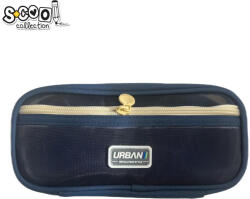 S-Cool Penar borseta Urban, 2 fermoare, BLUE, 22.5x5x11 cm - S-COOL (SC2874) Penar
