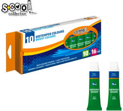 S-COOL Tempera verde deschis, 16 ml, 10 buc/set - S-COOL (SC303)