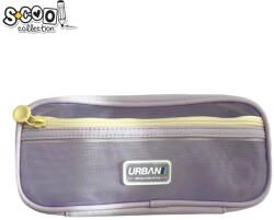 S-Cool Penar borseta Urban, 2 fermoare, PURPLE, 22.5x5x11 cm - S-COOL (SC2880) Penar