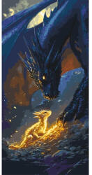 Origami Pictura pe numere (culori acrilice metalizate) 40x80 cm LW5140 (LW5140) Carte de colorat