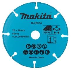 Makita gyémánt vágótárcsa 76 x 10 mm (D-78374)
