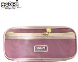S-Cool Penar borseta Urban, 2 fermoare, PINK, 22.5x5x11 cm - S-COOL (SC2873) Penar