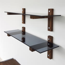  Hanah Home Wall Shelf Walnut Fume R202 (552NOS1104)