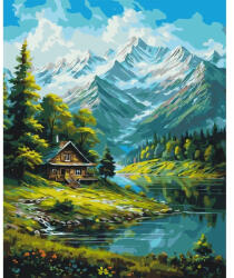 Origami Pictura pe numere cu sasiu 40x50 cm LW3437 (LW3437) Carte de colorat
