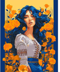 Origami Pictura pe numere, cu sasiu, 40x50 cm, LW30040 (LW30040) Carte de colorat