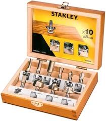 STANLEY felsőmaró kés készlet 10 részes (STA80020-XJ)