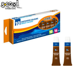 S-COOL Tempera maro, 16 ml, 10 buc/set - S-COOL (SC305)