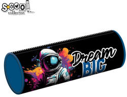 S-Cool Penar borseta tubular, 1 fermoar, DREAM BIG, 21.5x7.3 cm - S-COOL (SC3082) Penar