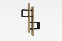  Hanah Home Fali polc Sapphire Oak Antracit Emse