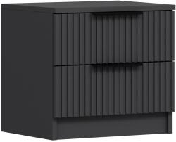 Minerva Hanah Home Nightstand Anthracite Kale Plus - 7898 (506MNR1506)