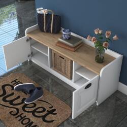 Hanah Home Shoe Cabinet White Walnut P2 - 1808 - Walnut (543WRN1101)